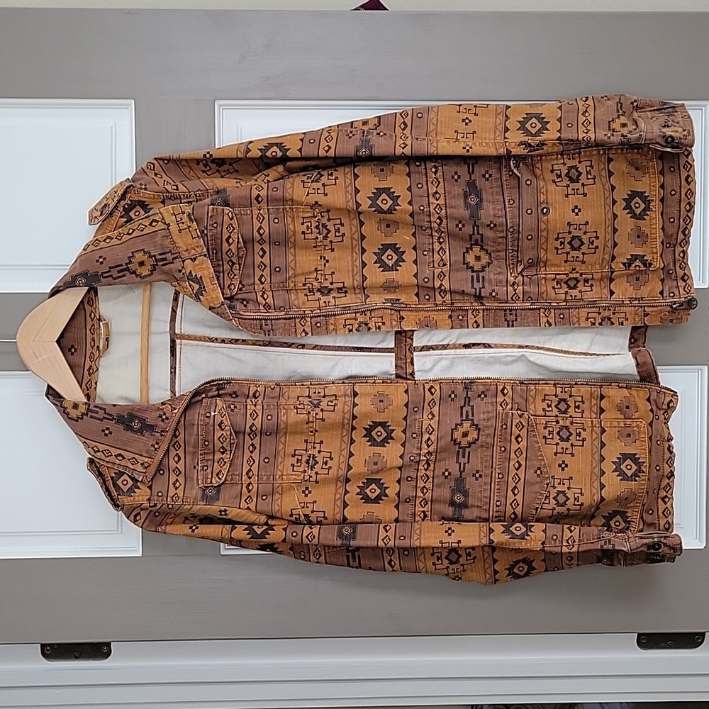 RARE European Retro VINTAGE Aztec Southwestern Jacket Germany